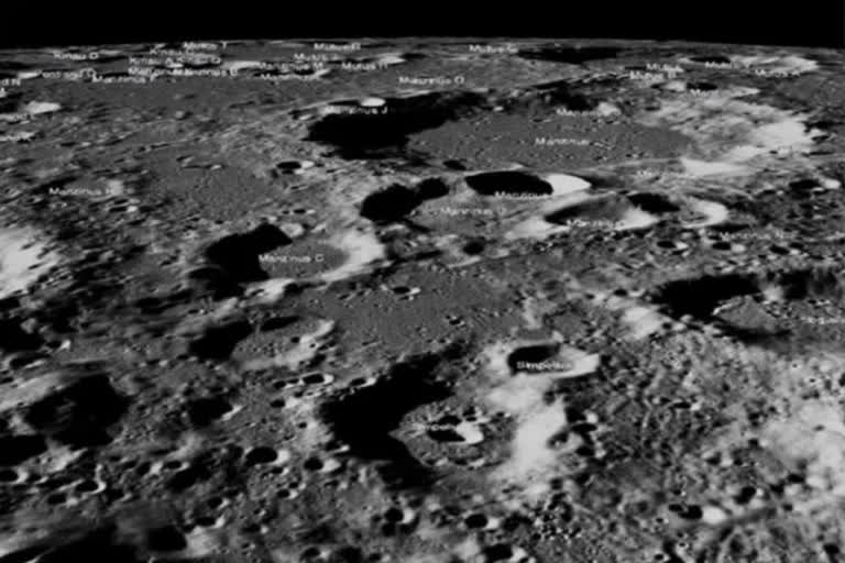 There is evidence of water on the surface of the moon