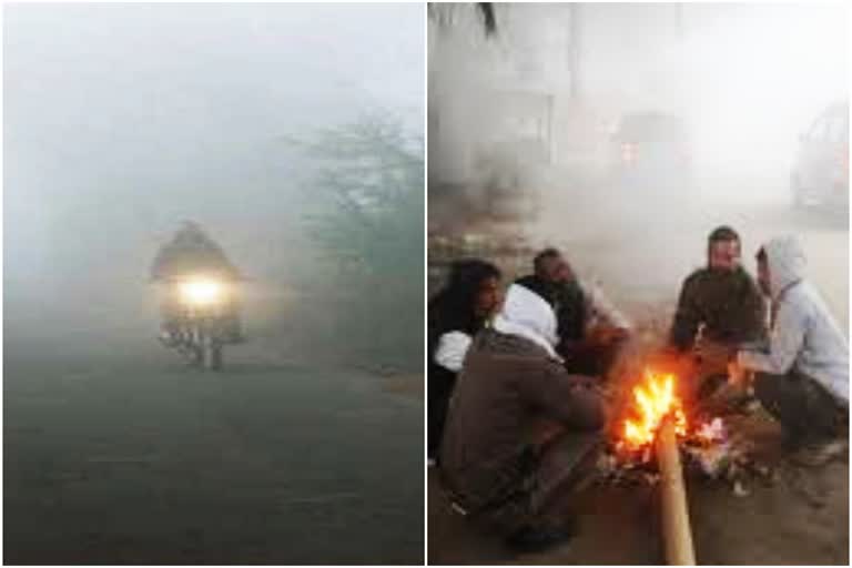 Rain and cold in Rajasthan