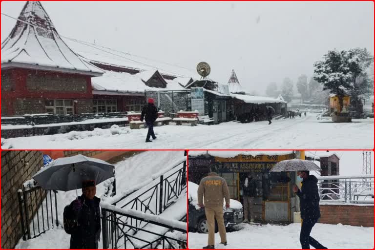 HEAVY SNOWFALL IN KINNAUR