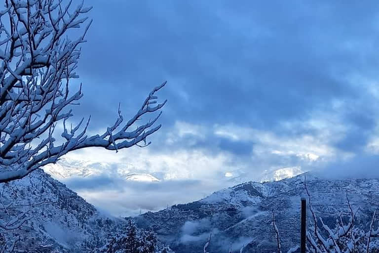 Snowfall in Himachal Pradesh, हिमाचल में बर्फबारी, tourists in himachal