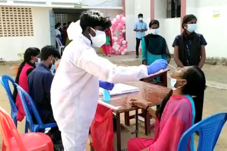 பெண் தொழிலாளர்களுக்கு கரோனா சோதனை தீவிரம்