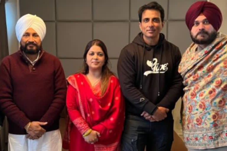 sonu sood sister malvika sood joins congress ahead of punjab assembly election