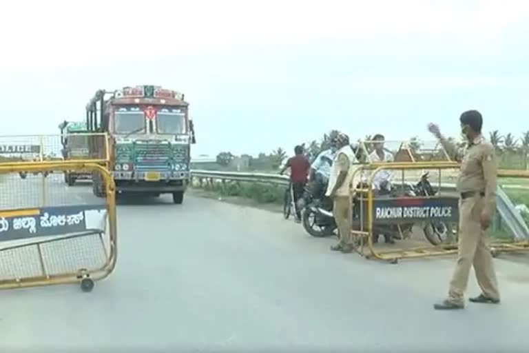 Road accident in raichur