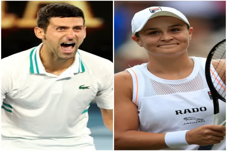 Novak Djokovic top seed for Australian Open, Ash Barty top seeds for Australian Open, Australian Open, Novak Djokovic