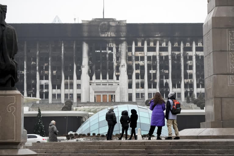 The mostly Russian troops were deployed to Kazakhstan by the Collective Security Treaty Organisation, a military alliance of six former Soviet states, at the president's request. It was the worst public unrest the former Soviet nation has faced since gaining independence 30 years ago.