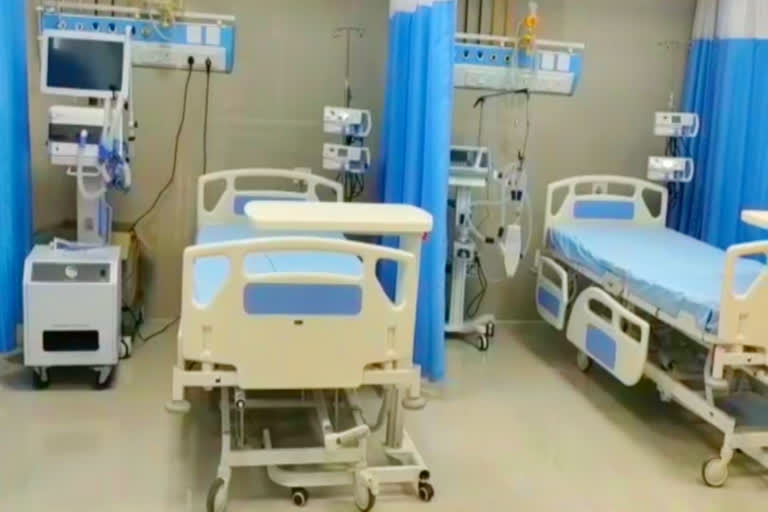 ICU ward of Roorkee Civil Hospital