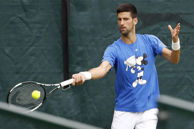 Novak Djokovic practice session, Novak Djokovic visa, Novak Djokovic deportation, Novak Djokovic in Australian Open