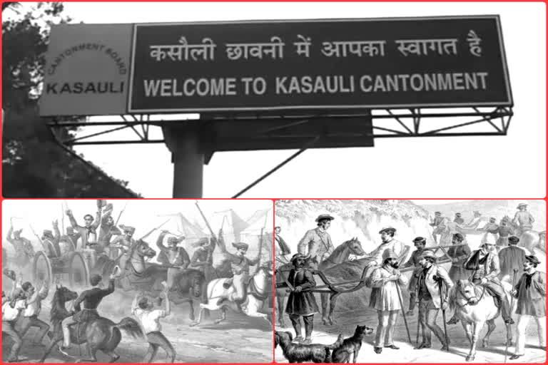 Kasauli Cantonment in 1857 movement
