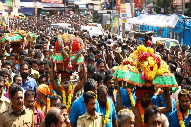 ശബരിമല: തിരുവാഭരണ ഘോഷയാത്ര ഇന്ന് തുടങ്ങും  Sabarimala Thiruvabharanam Procession To Begin Today  Sabarimala Thiruvabharanam