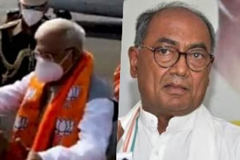 Digvijay Singh's attack on MP Governor