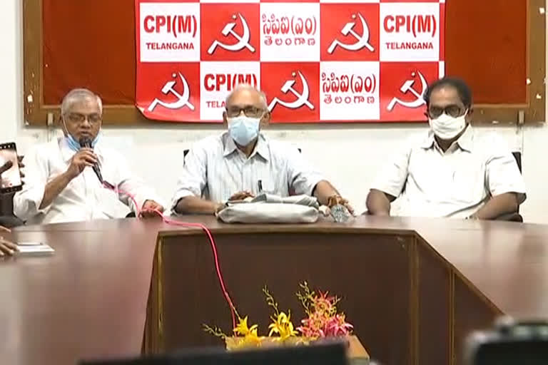 CPM Leaders fire on BJP for doing injustice to two Telegu states
