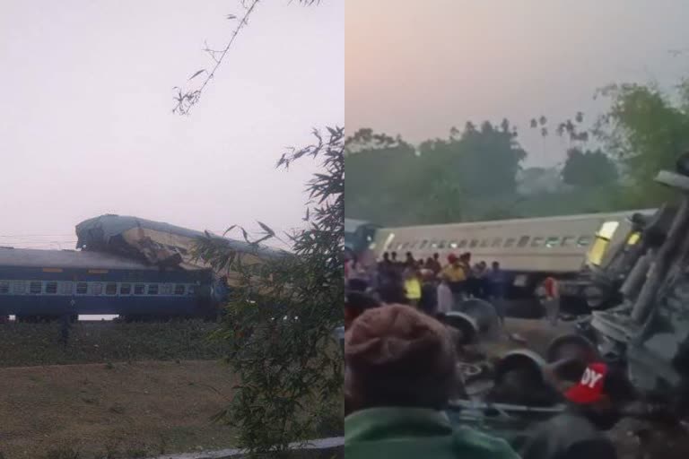 guwahati-bikaner express derailed near domohani of maynaguri in west bengal. at least 5 coaches derailed.  ഗുവാഹത്തി-ബിക്കാനീർ എക്‌സ്‌പ്രസ്‌ പാളം തെറ്റി