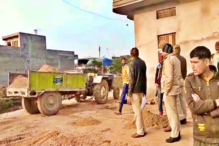 Action On Gravel Mafia In Dholpur