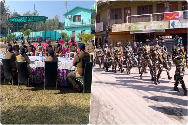 border police officers meeting