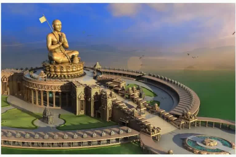 PM Modi to unveil 216-ft Sri Ramanuja's Statue of Equality in Hyderabad on Feb 5  Chinna Jeeyar ashram at Munchintal  Prime Minister Office has confirmed the PM’s schedule  ராமானுஜர் சிலை  ஐதராபாத்தில் ராமானுஜர் சிலை  ராமானுஜர் சிலை திறப்பு  ஐதராபாத்தில் ராமானுஜர் சிலை திறப்பு
