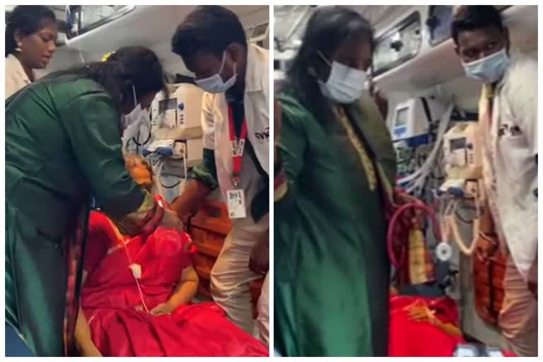 Governor Tamilisai turned as Doctor and treated old lady