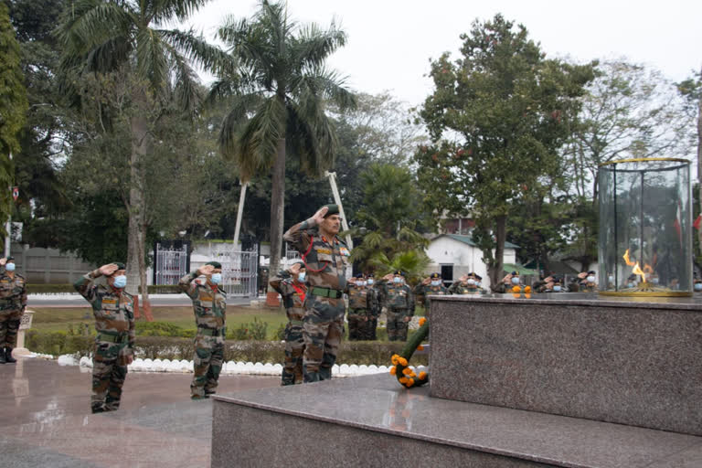 Tezpur Gajraj Corps of  Indian Army celebrates Army Day