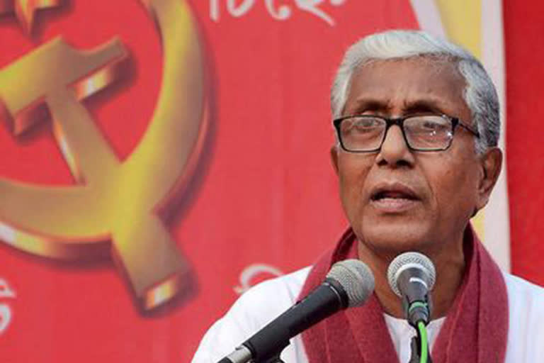 Former Tripura CM Manik Sarkar  wrote letter to CM Biplab Deb