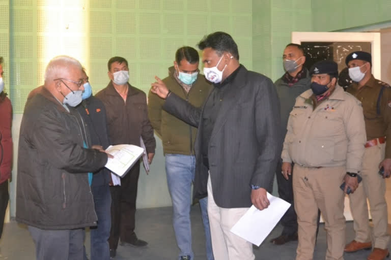 District Election Officer and DIG inspected polling place