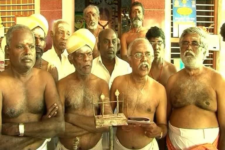 திண்டுக்கல்லில் பாரம்பரியம் மிக்க வேல்-ஐ காணவில்லை எனப் புகார்