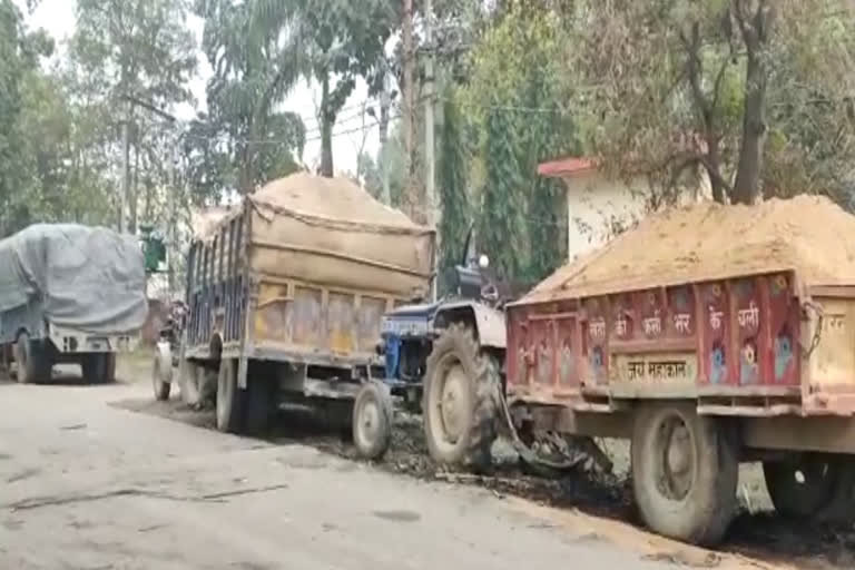 illegal mining in laksar