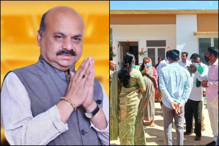 CM Bommai made house facility for old women