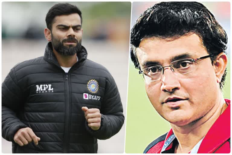 virat kohli sourav ganguly