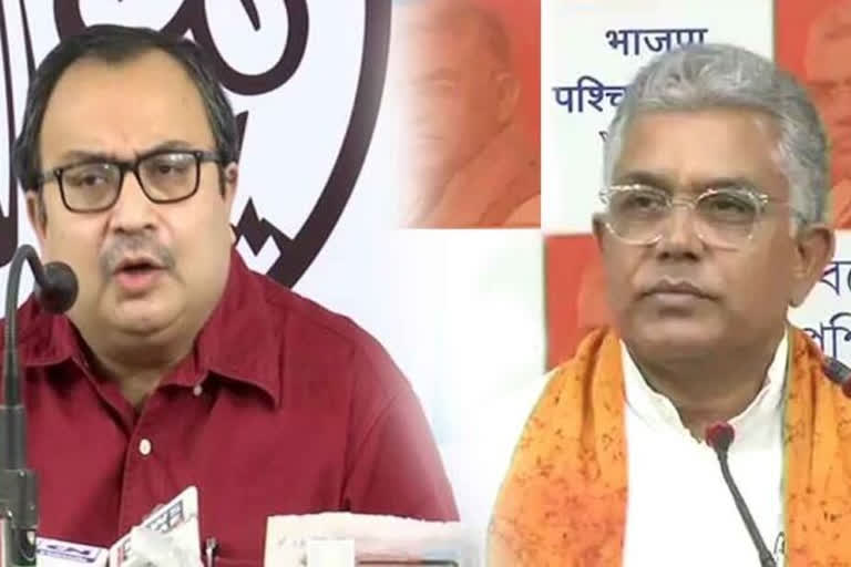 kunal ghosh attacks dilip ghosh on twitter