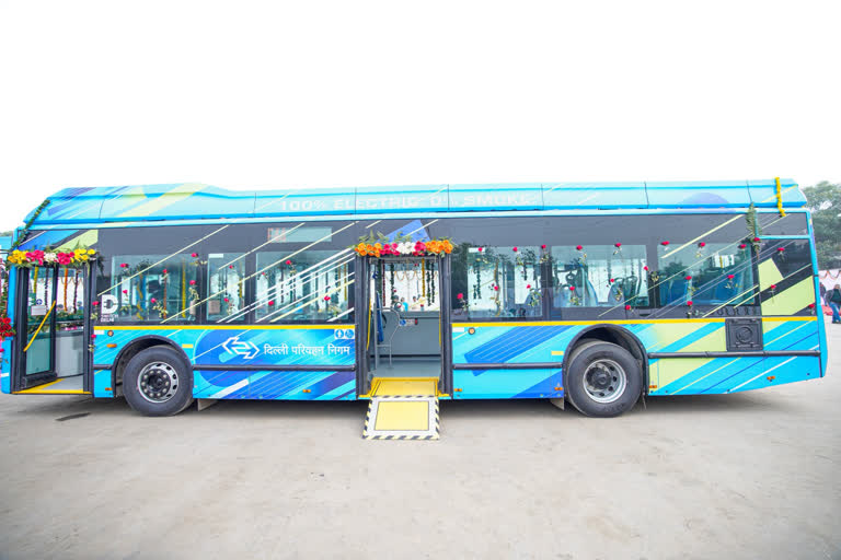 first electric bus in delhi