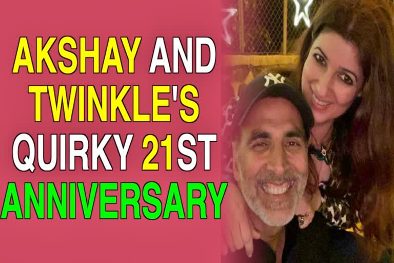 Twinkle wishes Akshay on 21st wedding anniversary