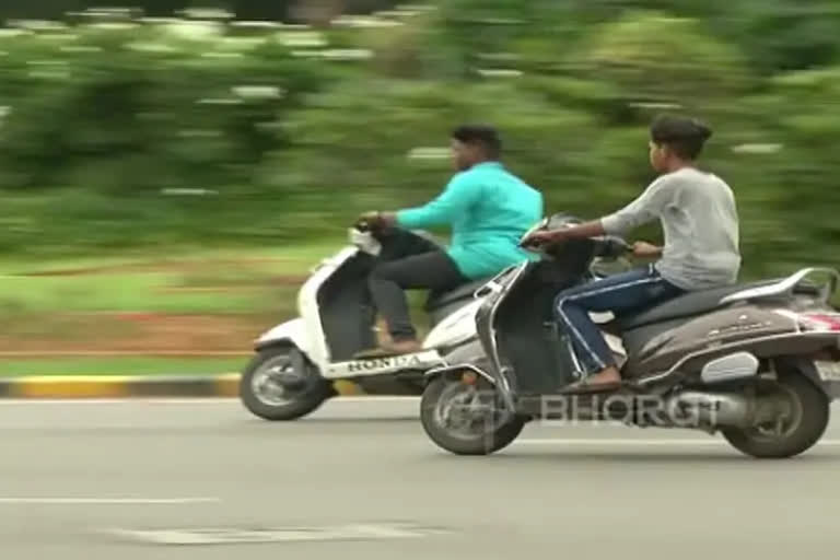 traffic police warning, minors driving