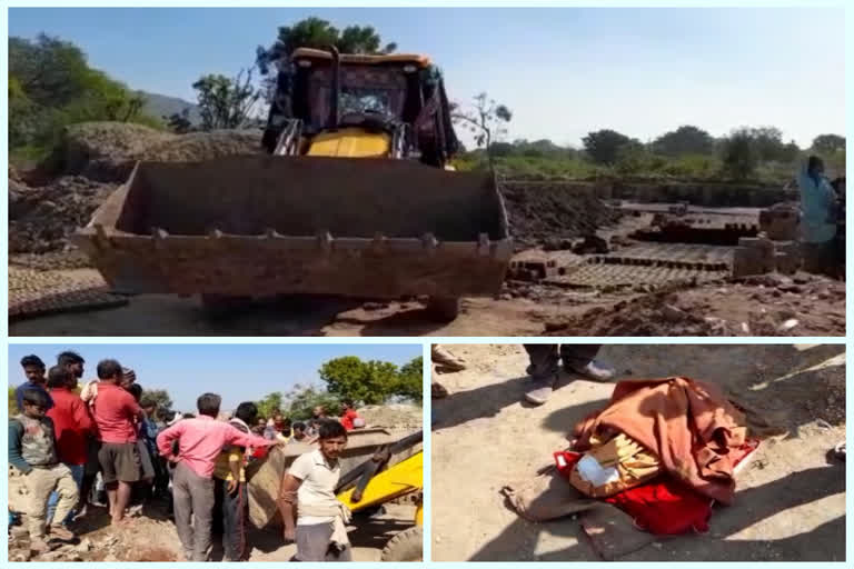 Kid death due to JCB machine