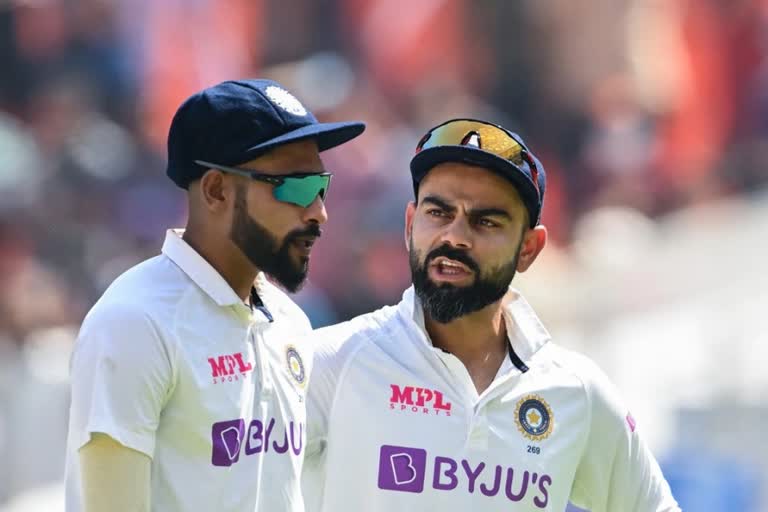 Mohammed Siraj on Virat Kohli  Mohammed Siraj tribute to Kohli  Virat Kohli steps down from captaincy  Mohammed Siraj  കോലിക്ക് ആശംസയുമായി സിറാജ്  കോലി മുഹമ്മദ് സിറാജ്  കോലിയെക്കുറിച്ച് സിറാജ്  വിരാട് കോലി ടെസ്റ്റ് നായകസ്ഥാനം വിരമിച്ചു