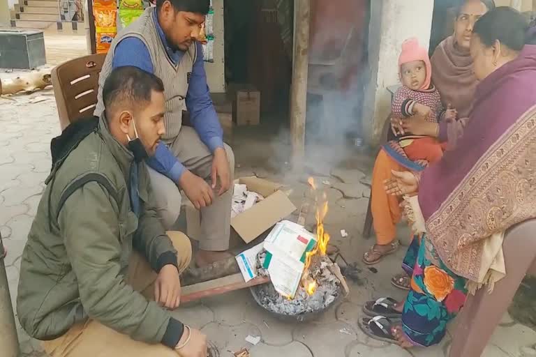 पटना में बढ़ा शीतलहर के प्रकोप