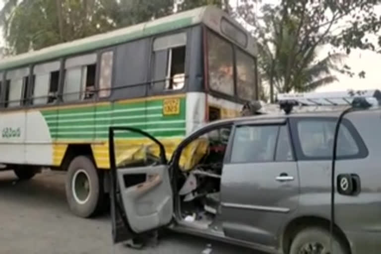 Road Accident at ravulapalem