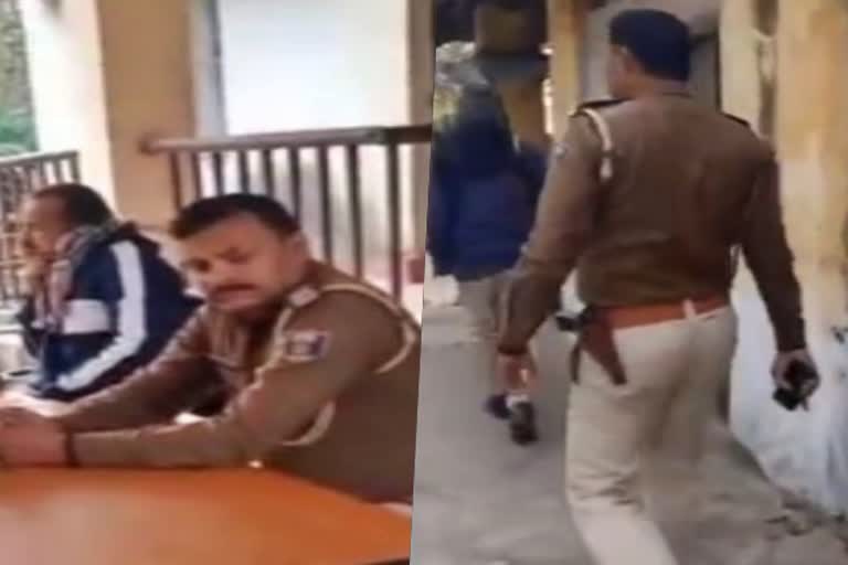 ghosi police station Video Viral In jehanabad