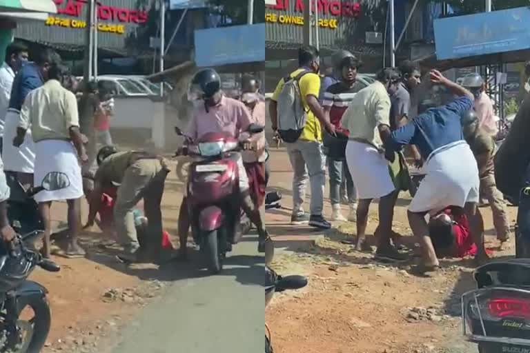 Chetana College student was hit in the head with a stone  Moral gangsterism against student in Thrissur  Moral gangsterism against Amal from Chiyaram  തൃശൂർ ചേതന കോളജ് വിദ്യാർഥിയെ കല്ലുകൊണ്ട് തലയ്ക്കടിച്ചു  തൃശൂരിൽ സദാചാര ഗുണ്ടായിസം  ചീയാരം സ്വദേശി അമൽ മർദനം  തൃശൂർ കേളേജ് വിദ്യാർത്ഥി മർദനം