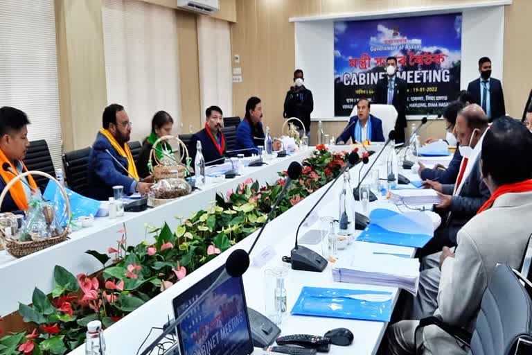 Cabinet Meeting in Haflong