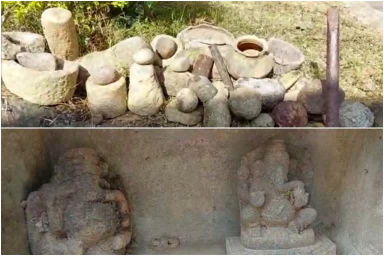 Ancient objects found in hosanagara