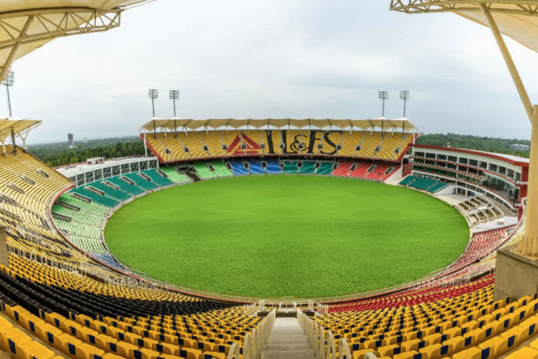 IND VS WI  IND VS WI ODI, T20 series  BCCI Considering Moving WI T20Is & ODIs To Kolkata, Ahmedabad  BCCI Considering Moving WI Series to two venues  വിൻഡീസിനെതിരായ പരമ്പര രണ്ട് വേദികളിലായി ചുരുക്കിയേക്കും  ഇന്ത്യ വെസ്റ്റ് ഇൻഡീസ് പരമ്പര  കാര്യവട്ടത്ത് ക്രിക്കറ്റ് മത്സരം ഉണ്ടാകില്ല  തിരുവനന്തപുരം ഗ്രീൻ ഫീൾഡ് സ്റ്റേഡിയം