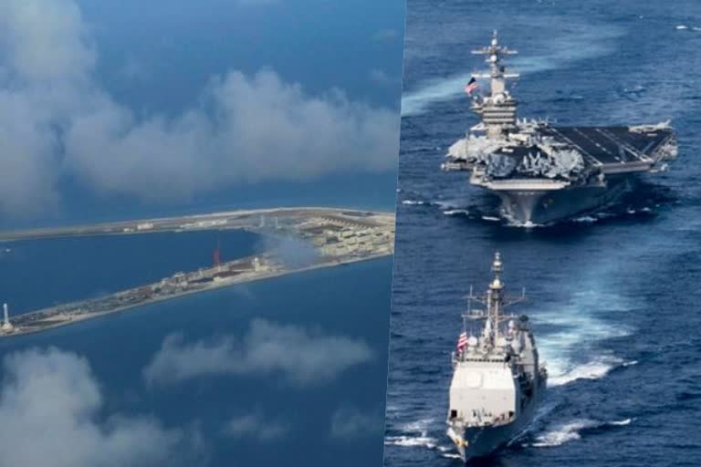 US Navy warship challenges Chinese territorial