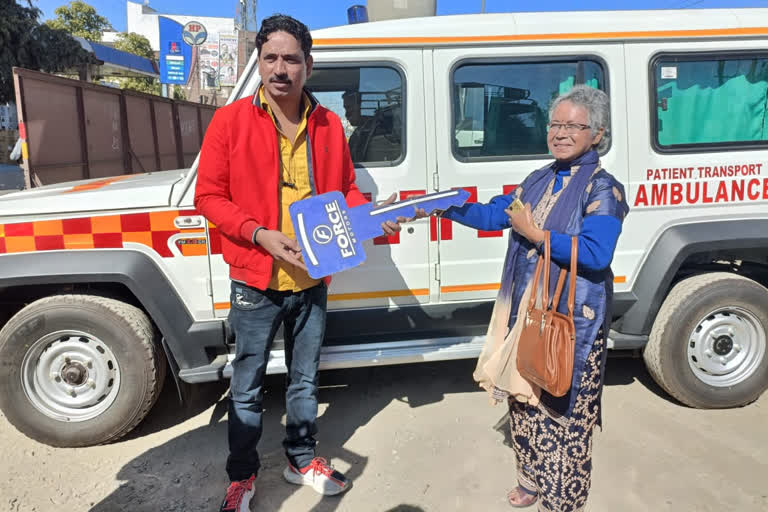 donated ambulance in jabalpur