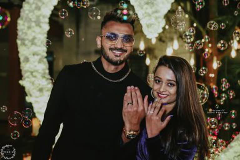 Axar Patel Engagement