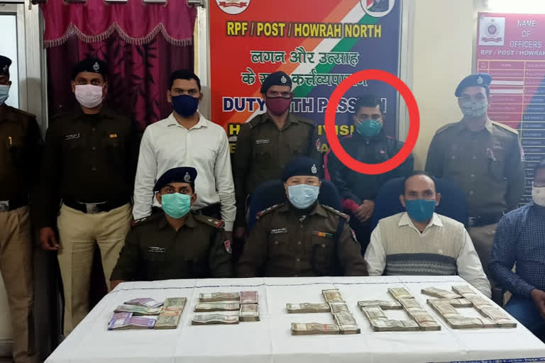 Cash Recover in Howrah Station One Person Arrest
