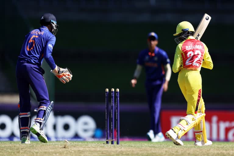 ICC U19 WC: Raj Bawa  Raghuvanshi star as India thrash Uganda by 326 runs  Angkrish Raghuvanshi  അണ്ടര്‍ 19 ലോകകപ്പ്  ICC U19 world cup  ആന്‍ഗ്രിഷ് രഘുവന്‍ഷി  ഇന്ത്യ-ഉഗാണ്ട