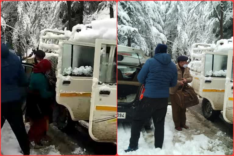 shimla police help pregnant woman