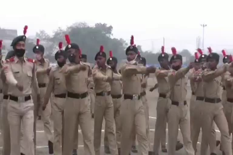 Final rehearsal of Republic Day Parade