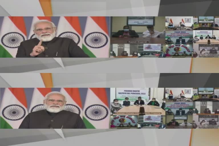 PM Modi to interact with Bal Puraskar awardees : પ્રથમવાર નવી ટેકનોલોજીનો ઉપયોગ કરી બાલવીર પુરસ્કાર એનાયત થયાં