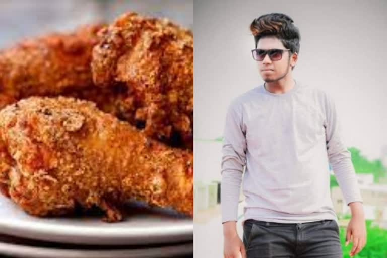 chennai  man dead by eating chicken