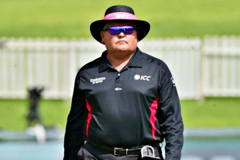 Umpire of the Year  Cricket news  ICC  ICC Umpire  International Cricket Council  Marais Erasmus  मराइस इरास्मस  अंपायर ऑफ द ईयर  Sports news  खेल समाचार